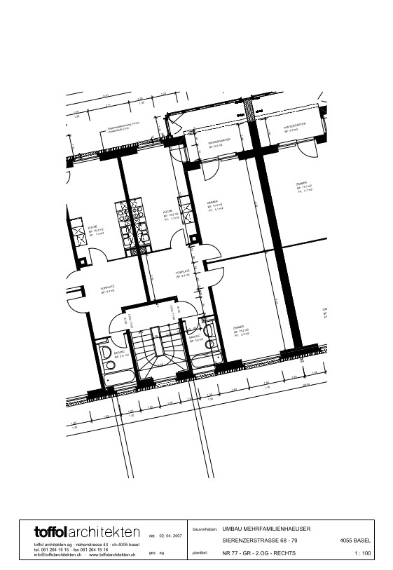 Grundriss 2.0 Zimmer